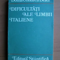 Doina Condrea Derer - Dificultati ale limbii italiene