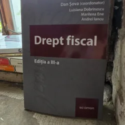 Drept Fiscal editia a III-a - Dan Sova