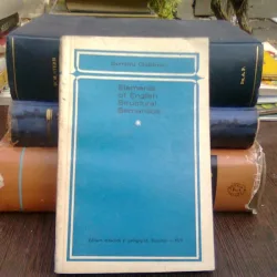 ELEMENTS OF ENGLISH STRUCTURAL SEMANTICS