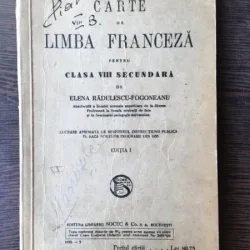 Elena Radulescu-Pogoneanu - Carte de Limba Franceza. Clasa VIII Secundara