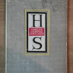 ESEURI DESPRE EDUCATIE DE HERBERT SPENCER , 1973