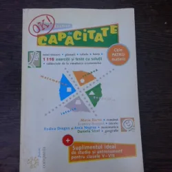 Examen de capacitate, cele patru materii