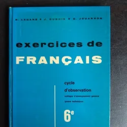 Exercises de francais, cycle d'observation - R. Lagane