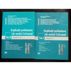 EXPLICATII PRELIMINARE ALE NOULUI COD PENAL