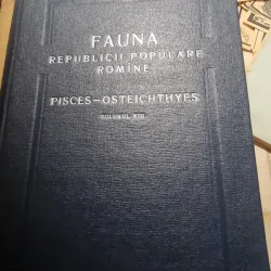 FAUNA R.P.R. VOL.XIII PISCES - OSTEICHTHYES (PESTI GANOIZI SI OSOSI) : PETRU BANARESCU St