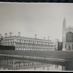 Fotografie, Cambridge, Clare College, 1926