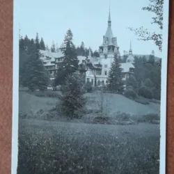 Fotografie, Castelul Peles, Sinaia 1927