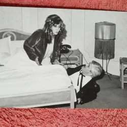 Fotografie, scena din piesa Napoleon era fata, actori Ildy Nastase si George Sofrag, 1991