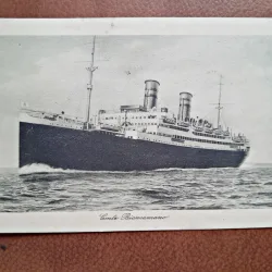 Fotografie tip carte postala, Conte Biancamano, inceput de secol XX