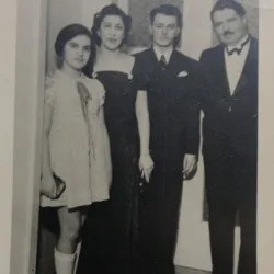 Fotografie tip Carte Postala, Invitati la nunta, 1940