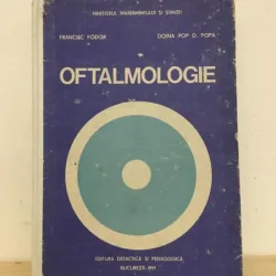 Francisc Fodor, Doina Pop, D. Popa - Oftalmologie