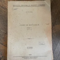 Gheorghe Anghel Curs de Botanica Partea I-a Reeditare (1956)