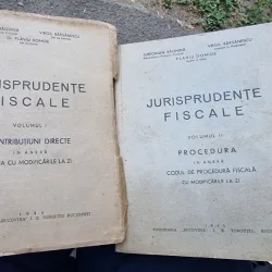 Gheorghe Baghina, Virgil Barsanescu, Flaviu Domide - Jurisprudente Fiscale Vol I si II