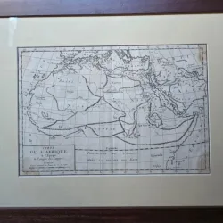 Harta Africii in epoca Imperiilor, 1770