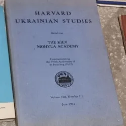 Harvard Ukrainian Studies - The Kiev Mohyla Academy Vol VIII Nr. 1-2
