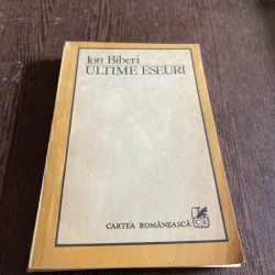 Ion Biberi - Ultime eseuri