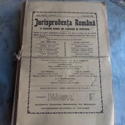 JURISPRUDENTA ROMANA, ANUL 1940, NUMERELE 1 LA 20