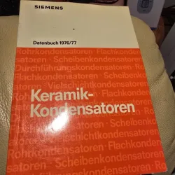 Keramik-Kondensatoren, datenbuch 1976/77