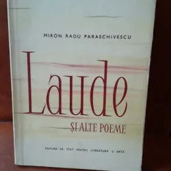 Laude si alte poeme - Miron Radu Paraschivescu  cu dedicatia autorului pentru Tudor Vianu