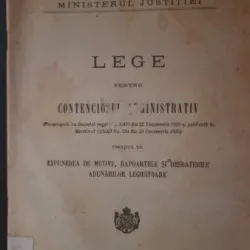 Lege pentru Contenciosul Administrativ