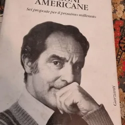 LEZIONE AMERICANE - ITALO CALVINO  (CARTE IN LIMBA ITALIANA)