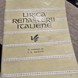 LIRICA RENASTERII ITALIENE - FRANCESCO PETRARCA