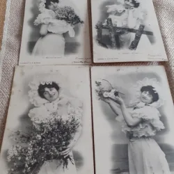 LOT CARTI POSTALE PERIOADA INTERBELICA, 3+1, TOATE CIRCULATE