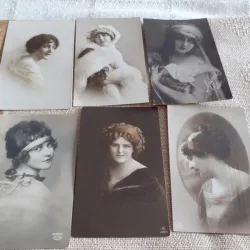 LOT CARTI POSTALE PERIOADA INTERBELICA, 5+1, 3 CIRCULATE SI 3 NECIRCULATE