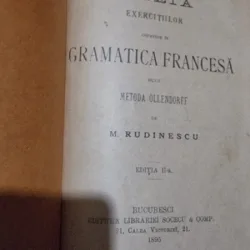 M. Rudinescu - Cheia exercitiilor cuprinse in gramatica franceza dupa metoda Ollendorff