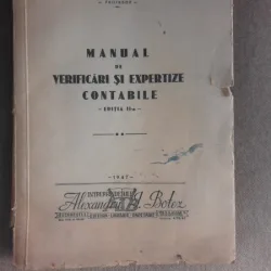 Manual de verificari si expertize contabile - V.M. Ioachim