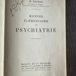 Manuel elementaire de psychiatrie - M. Nathan