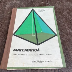 Maria Dinescu - Matematica pentru candidatii la examenele de admitere la licee