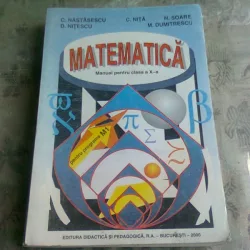 MATEMATICA CLS. A X-A - C. NASTASESCU