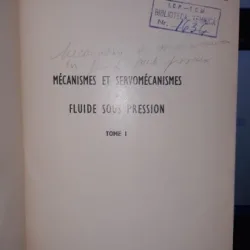 Mecanismes et servomecanismes a fluide sous pression (Tome I) - J.F.Blackburn , G.Reethof , J.L.Shearer
