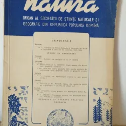 Natura - Organ al Societatii de Stiinte Naturale si Geografie din Republica Populara Romana Anul XI Nr. 4
