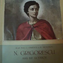 N.GRIGORESCU, ANII DE UCENICIE-ACAD.PROF.G.OPRESCU SI R.NICULESCU,1956