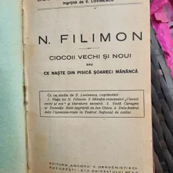 Nicolae Filimon - Ciocoii vechi si noi sau ce naste din pisica soareci mananca