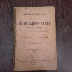 Notiuni elementare de versificatiune latina - ND. Locusteanu