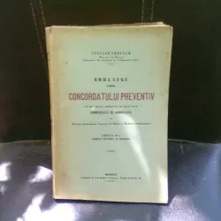 NOUA LEGE ASUPRA CONCORDATULUI PREVENTIV - STELIAN IONESCU