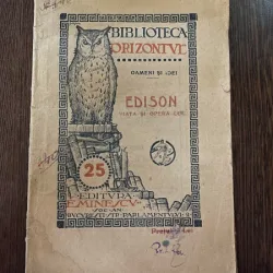Oameni si Idei Edison viata si opera lui