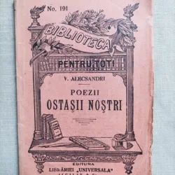 Ostasii nostri - V.Alecsandri poezii