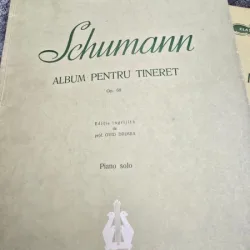 Partitura, Album pentru tineret, piano solo - Schumann