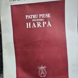 Partitura, Patru piese pentru harpa - Martian Negrea