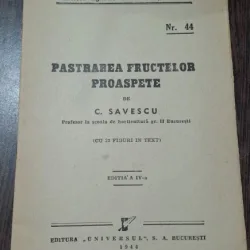 Pastrarea fructelor proaspete - C. Savescu