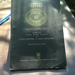 Print si cersetor, balet in 4 acte - Laurentiu Profeta   (reductie pentru pian)
