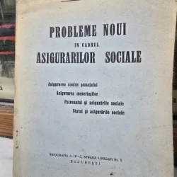Probleme noui in cadrul asigurarilor sociale - D. R. Ioanitescu