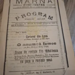 Program Cine Teatru Marna