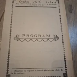 Program Gradina Unic Sala