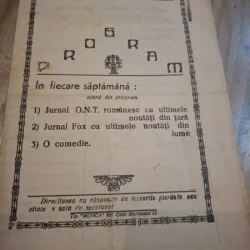 Program Teatru Cinema Gia