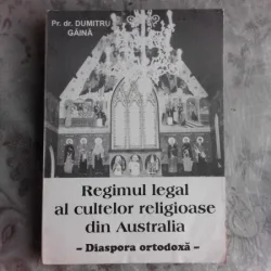 REGIMUL LEGAL AL CULTELOR RELIGIOASE DIN AUSTRALIA, DIASPORA ORTODOXA - DUMITRU GAINA